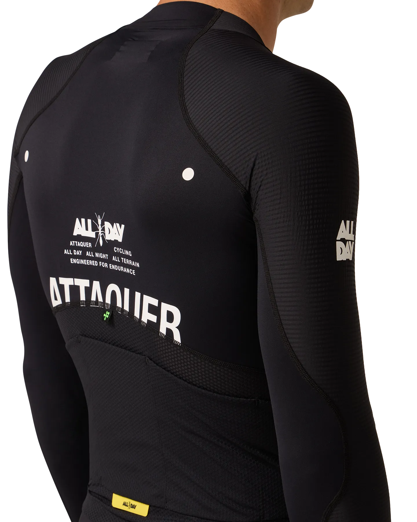 All Day Lightweight Long Sleeved Jersey Black – Attaquer