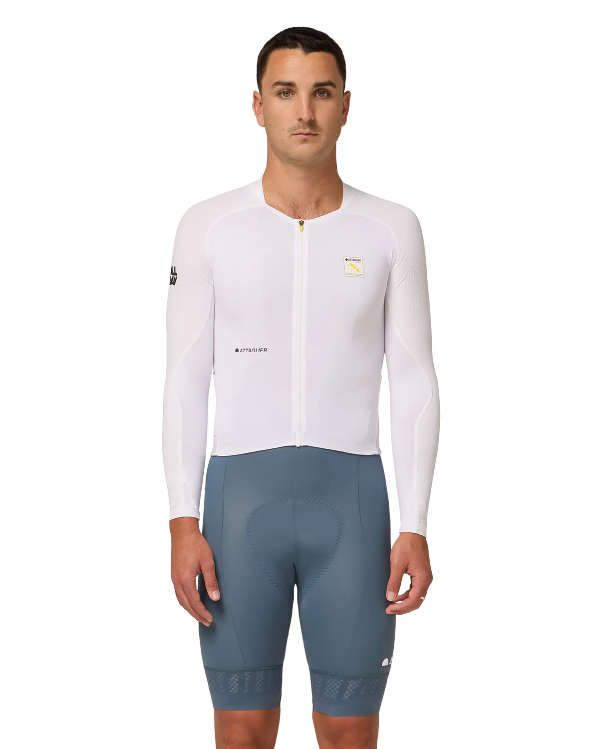 All Day Lightweight Long Sleeved Jersey White-Attaquer-Attaquer