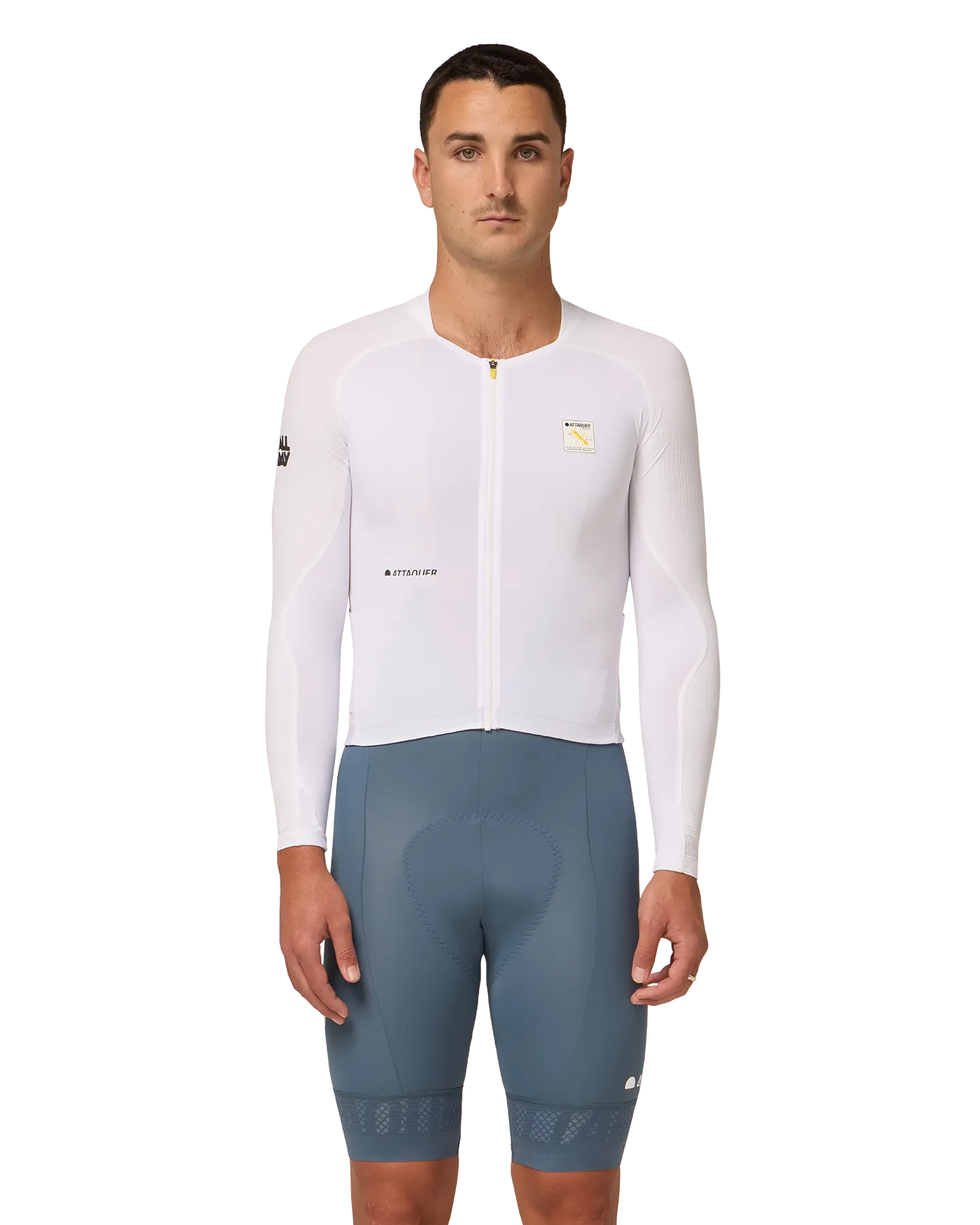 All Day Lightweight Long Sleeved Jersey White-Attaquer-Attaquer