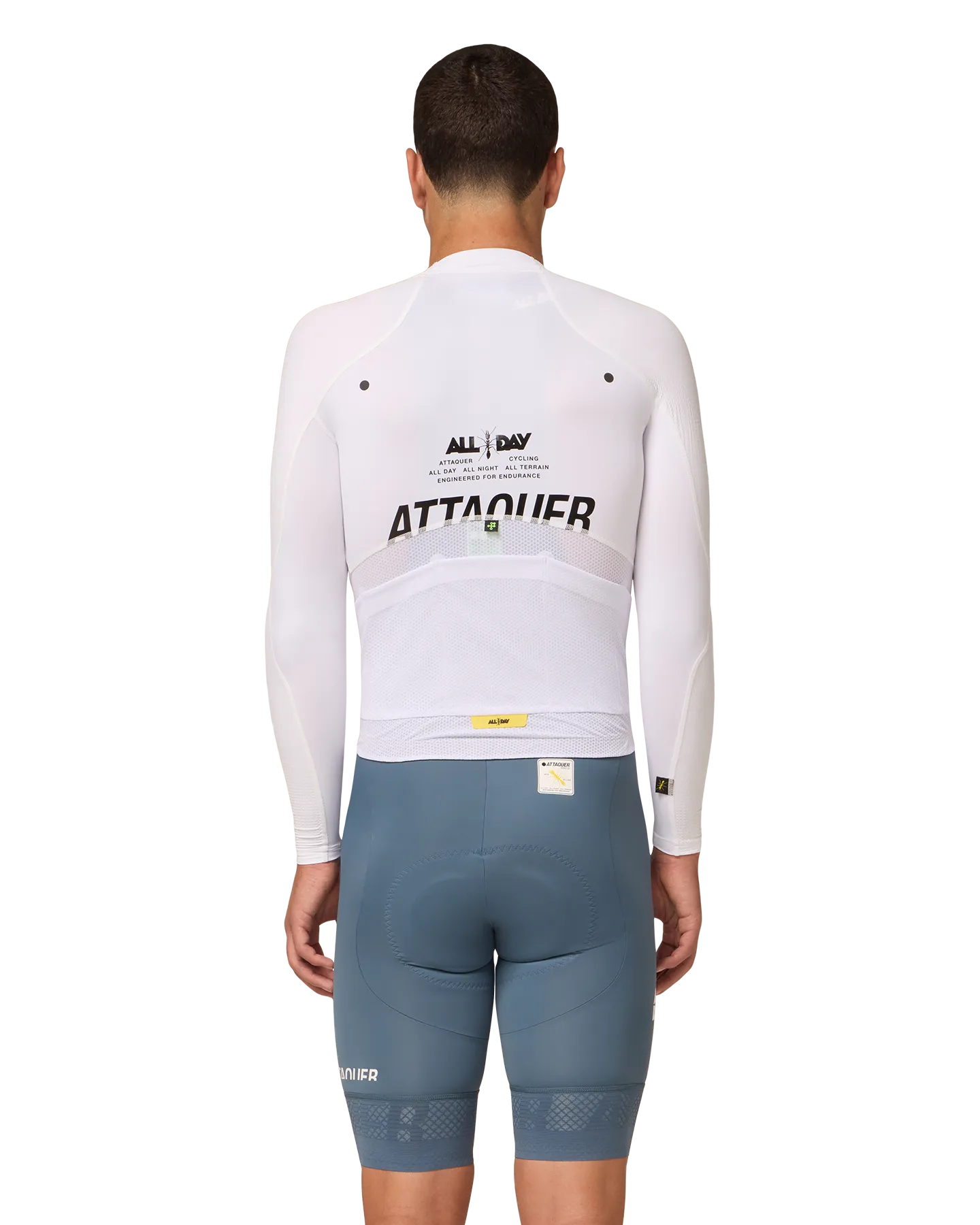 All Day Lightweight Long Sleeved Jersey White-Attaquer-Attaquer