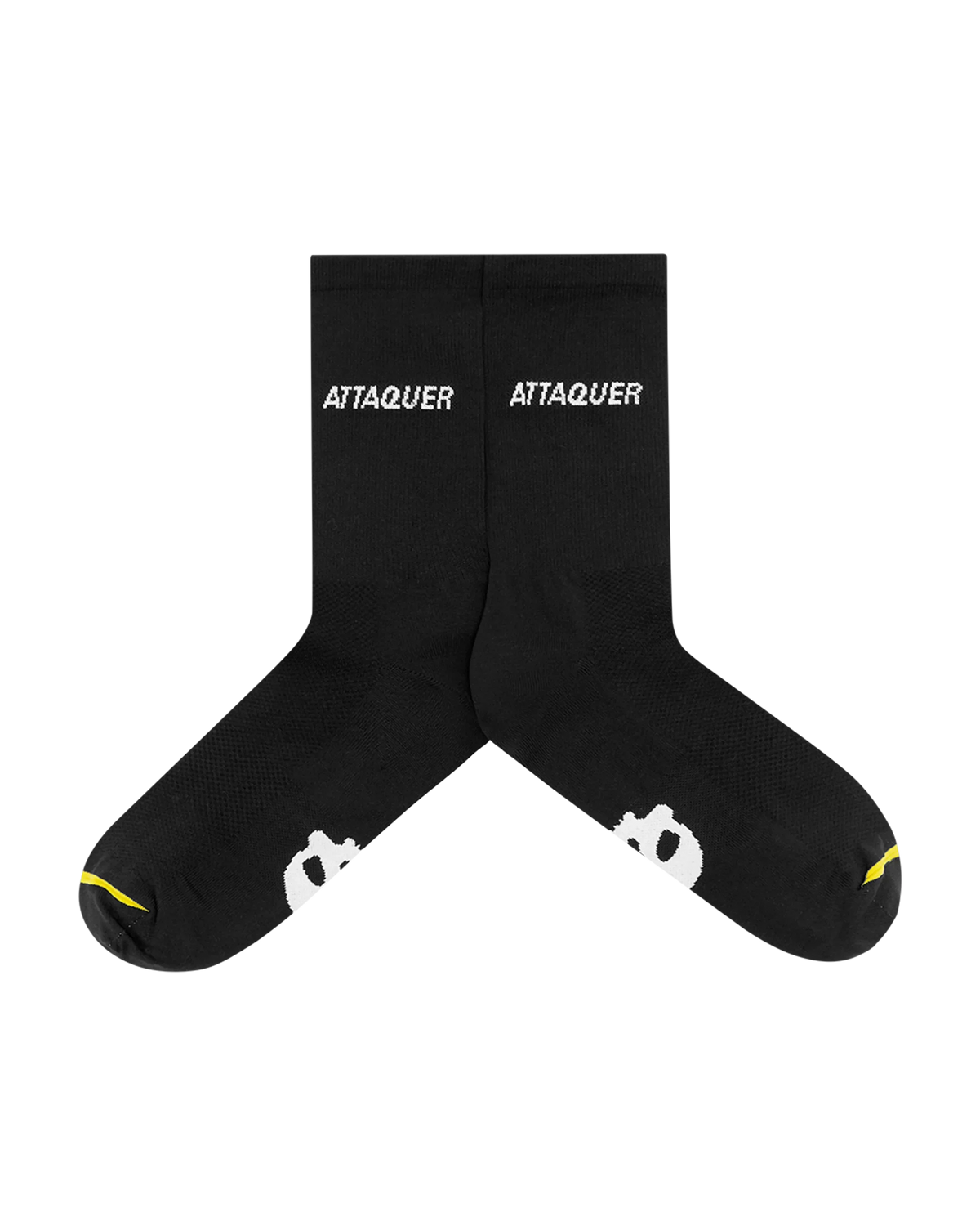 All Day Side Logo Socks Black-Attaquer-Attaquer
