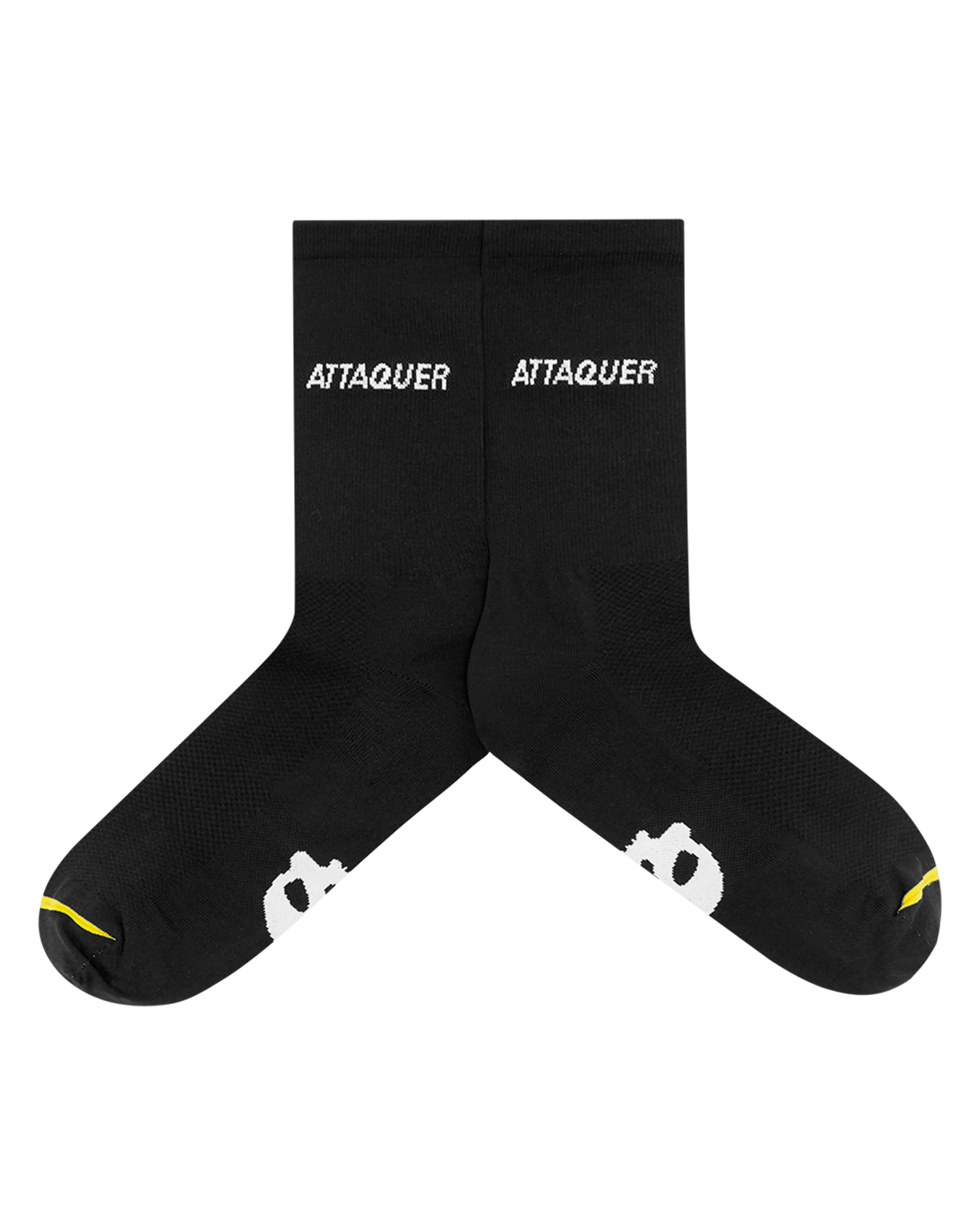 All Day Side Logo Socks Black-Attaquer-Attaquer
