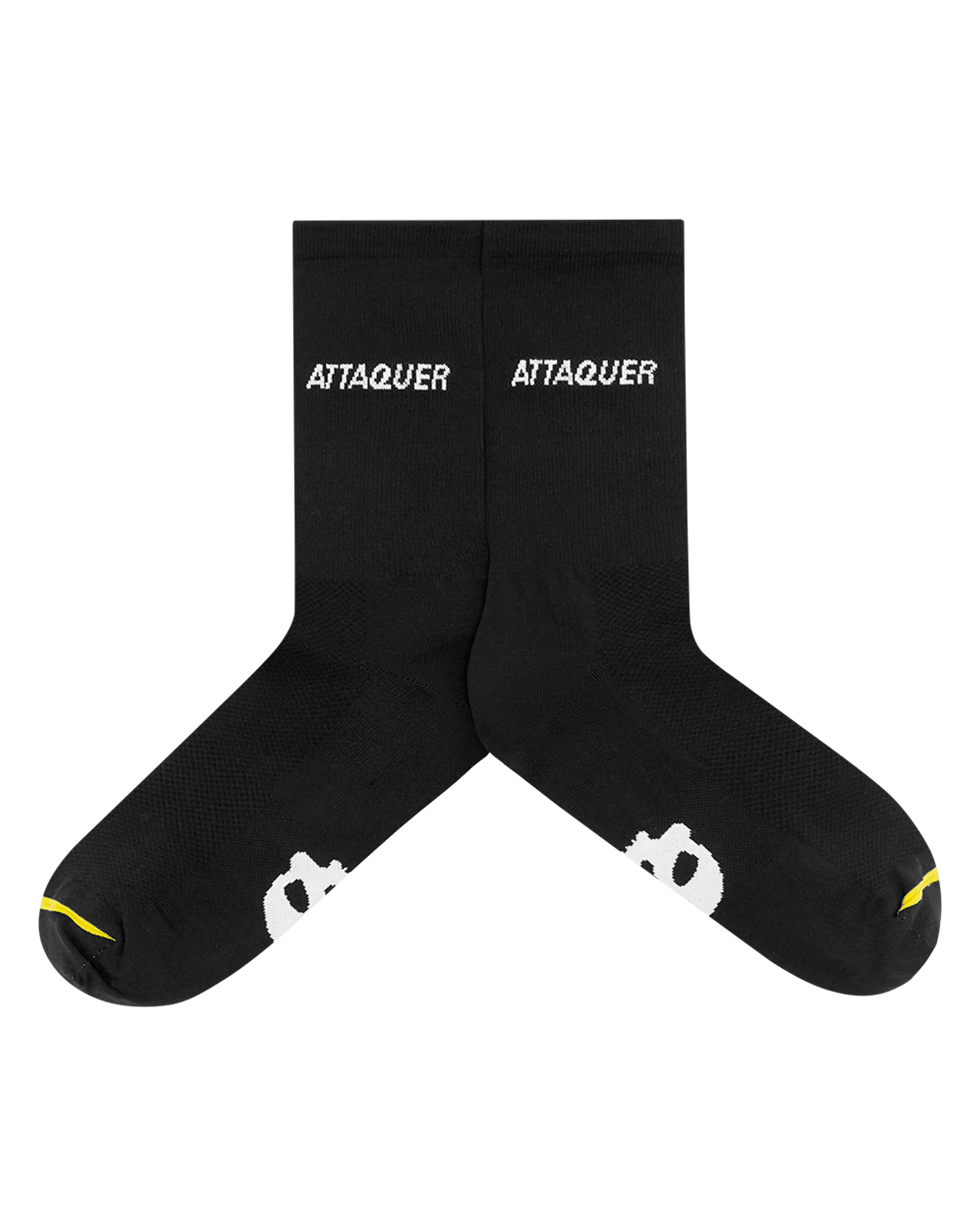 All Day Side Logo Socks Black-Attaquer-Attaquer