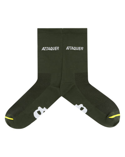 All Day Side Logo Socks Pine-Attaquer-Attaquer