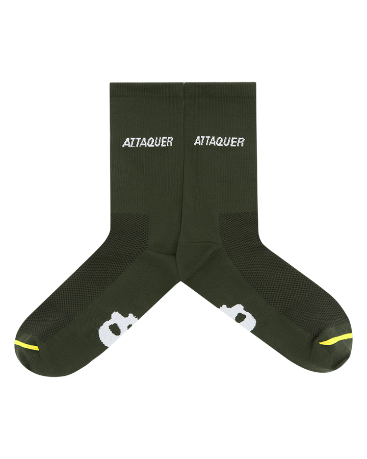 All Day Side Logo Socks Pine-Attaquer-Attaquer