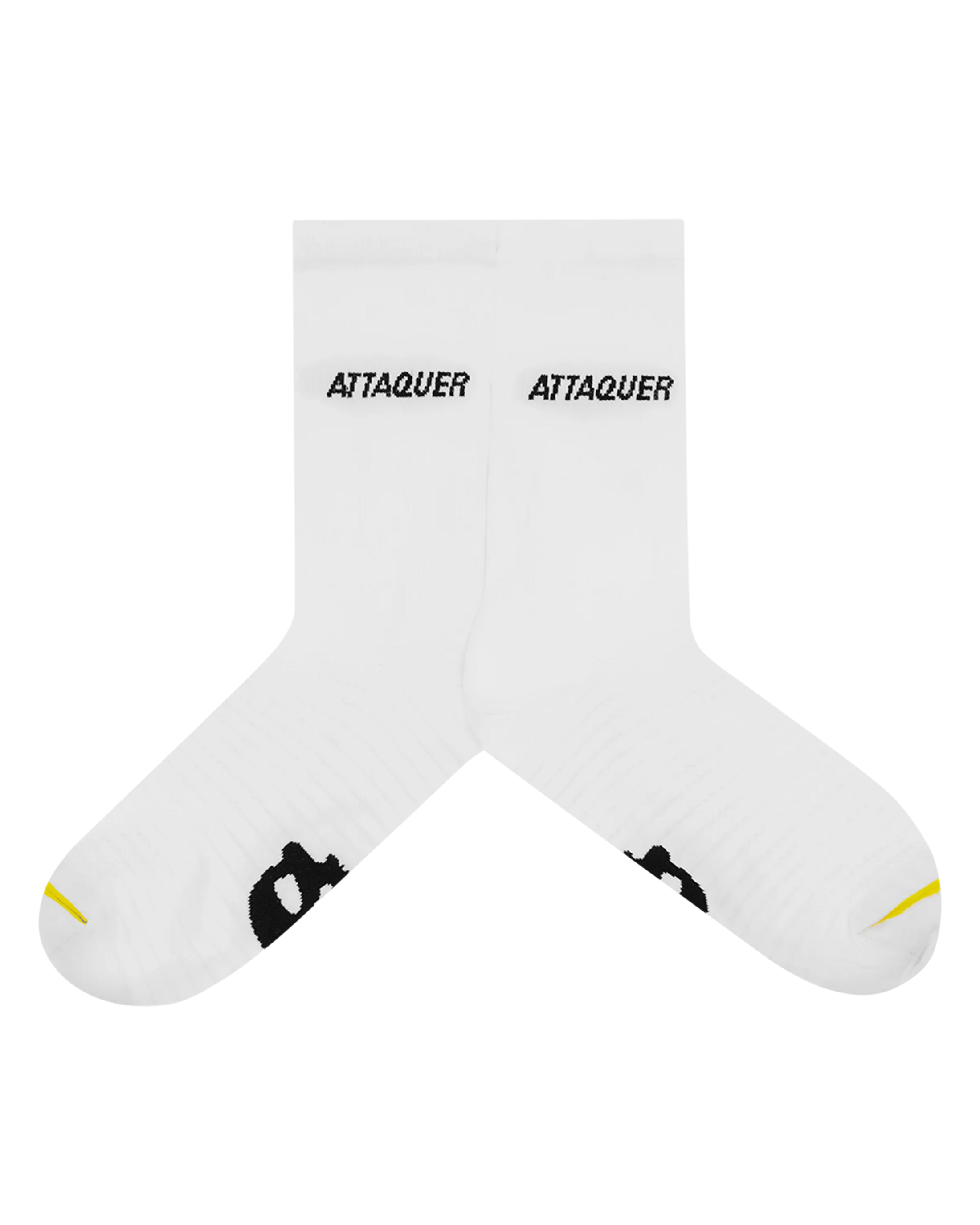 All Day Side Logo Socks White-Attaquer-Attaquer