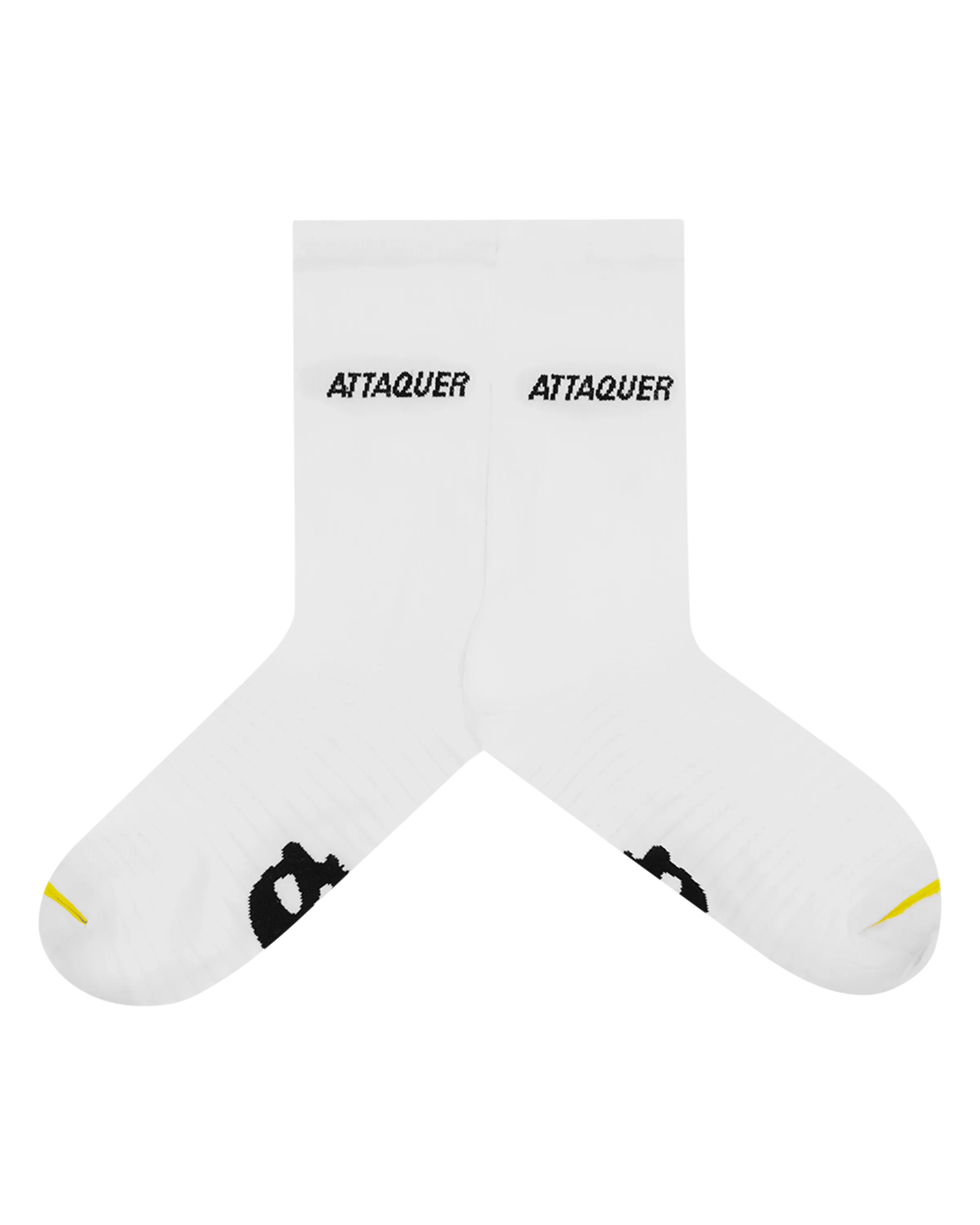 All Day Side Logo Socks White-Attaquer-Attaquer