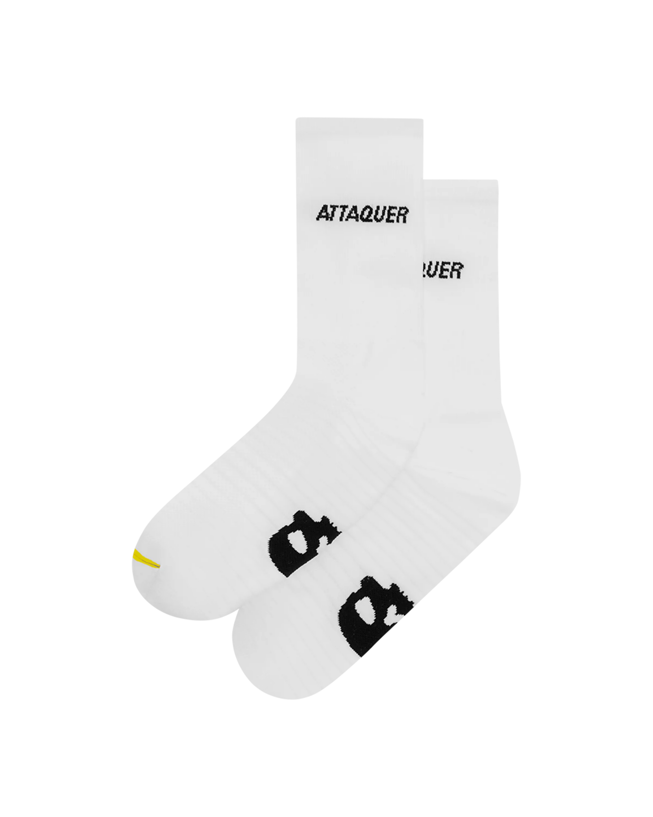 All Day Side Logo Socks White