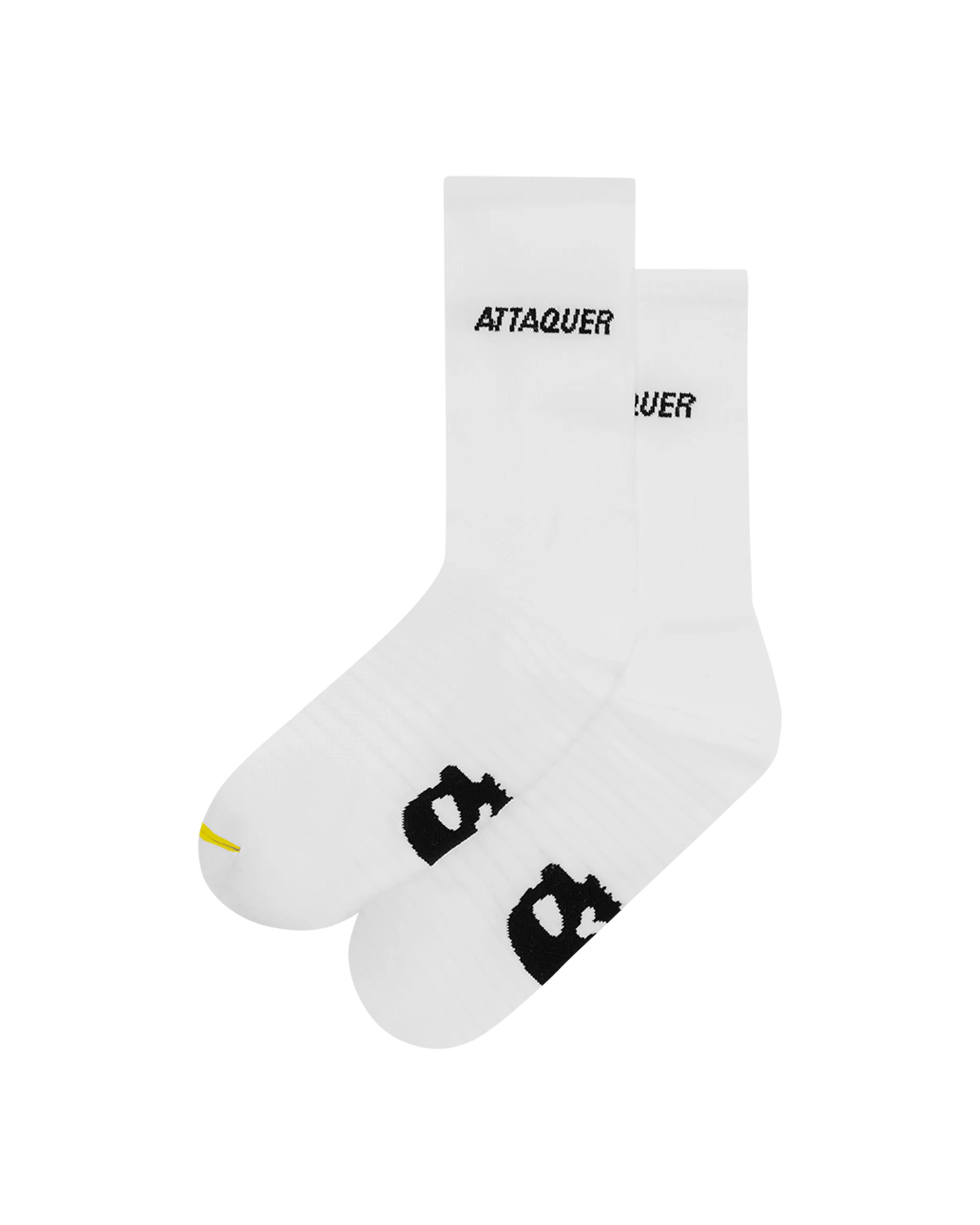 All Day Side Logo Socks White