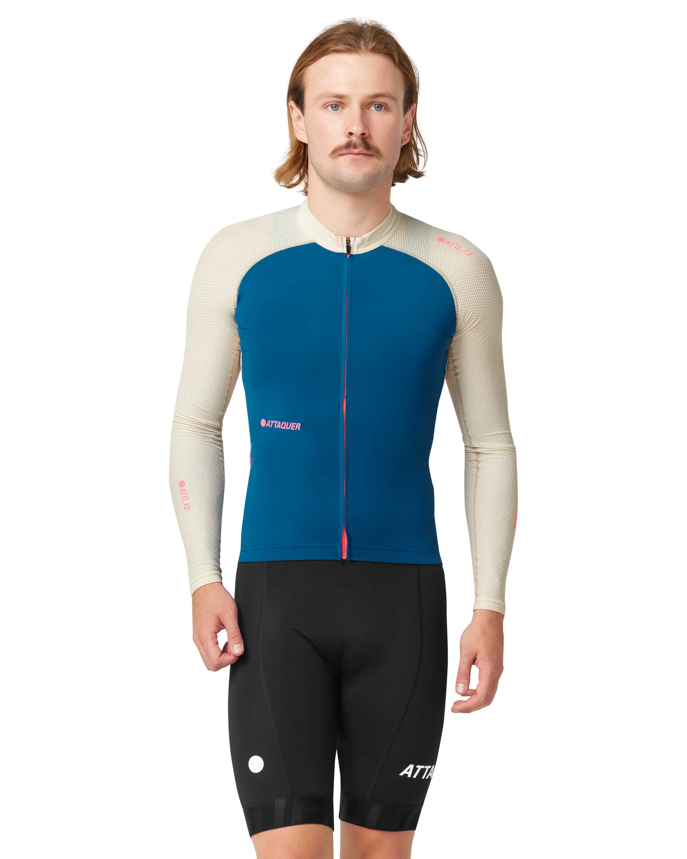 All Day Summer Long Sleeve Jersey Blue/Eggshell-Attaquer Dead Stock-Attaquer