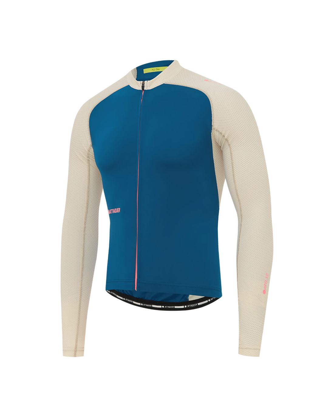 All Day Summer Long Sleeve Jersey Blue/Eggshell – Attaquer