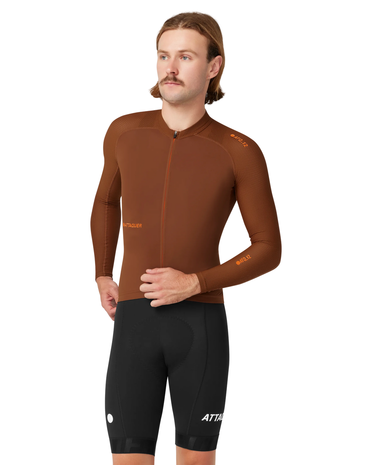 All Day Summer Long Sleeve Jersey Burnt Orange-Attaquer Dead Stock-Attaquer