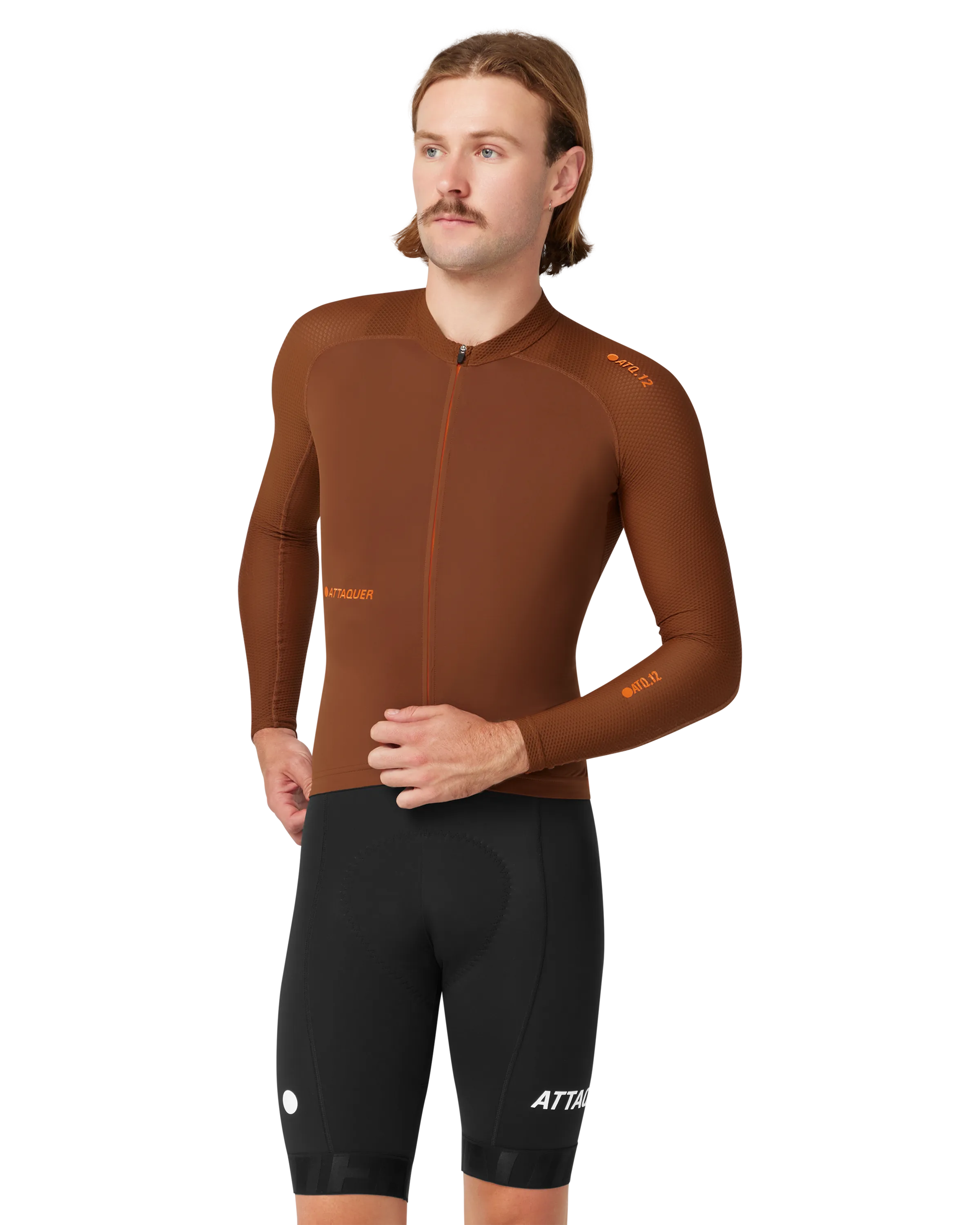 All Day Summer Long Sleeve Jersey Burnt Orange-Attaquer Dead Stock-Attaquer