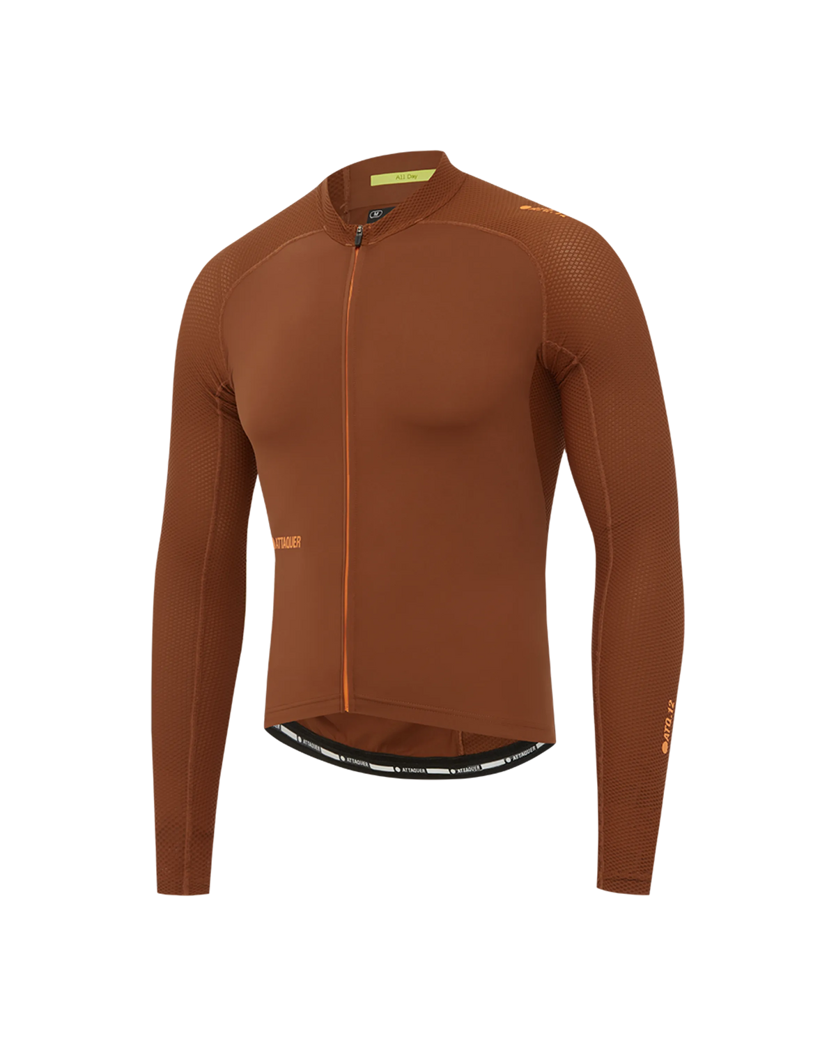All Day Summer Long Sleeve Jersey Burnt Orange-Attaquer feature display pdp-hide