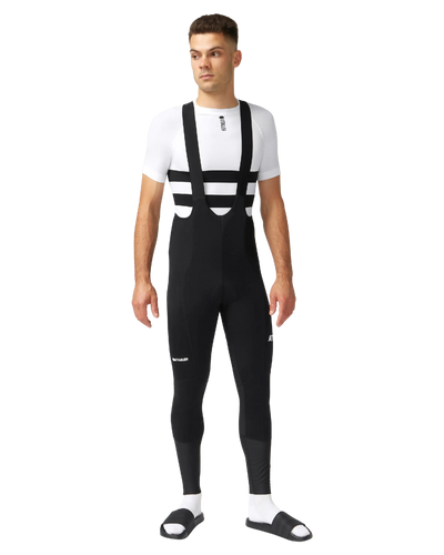 All Day Winter Bib Long Black Reflective Logo-Attaquer-Attaquer