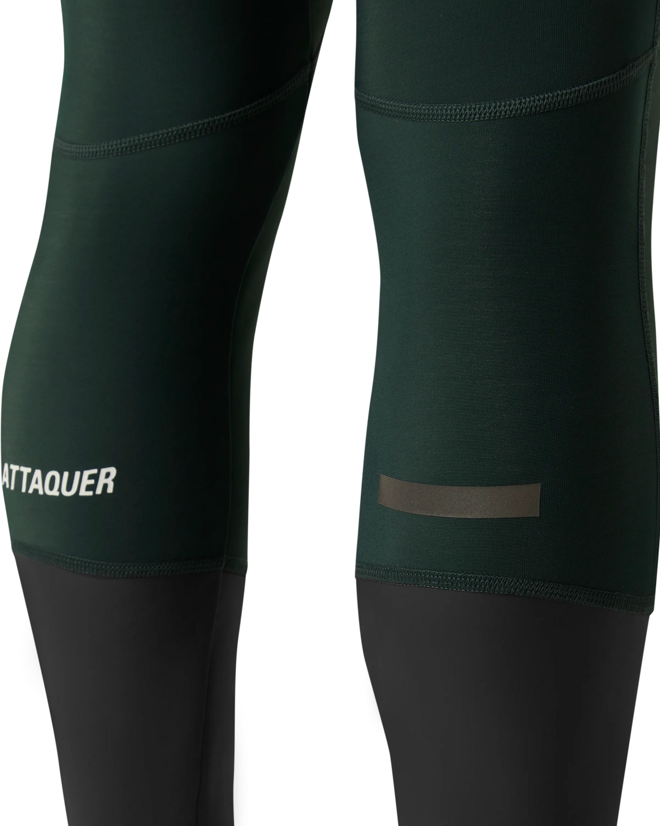 All Day Winter Bib Long Forest Green/White Logo-Attaquer Dead Stock-Attaquer