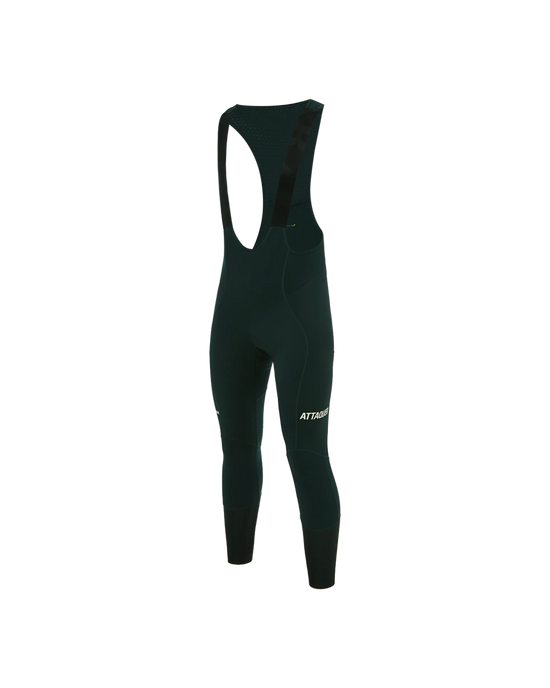 All Day Winter Bib Long Forest Green/White Logo