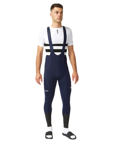 All Day Winter Bib Long Navy Reflective Logo-Attaquer-Attaquer