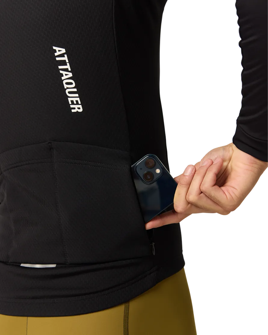 All Day Winter Long Sleeved Jersey Black-Attaquer-Attaquer
