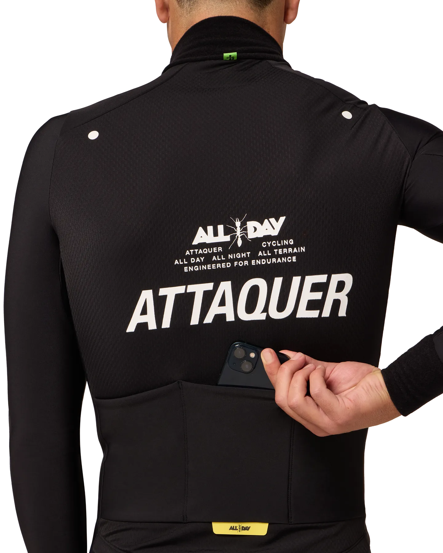 All Day Winter Long Sleeved Jersey Black-Attaquer-Attaquer