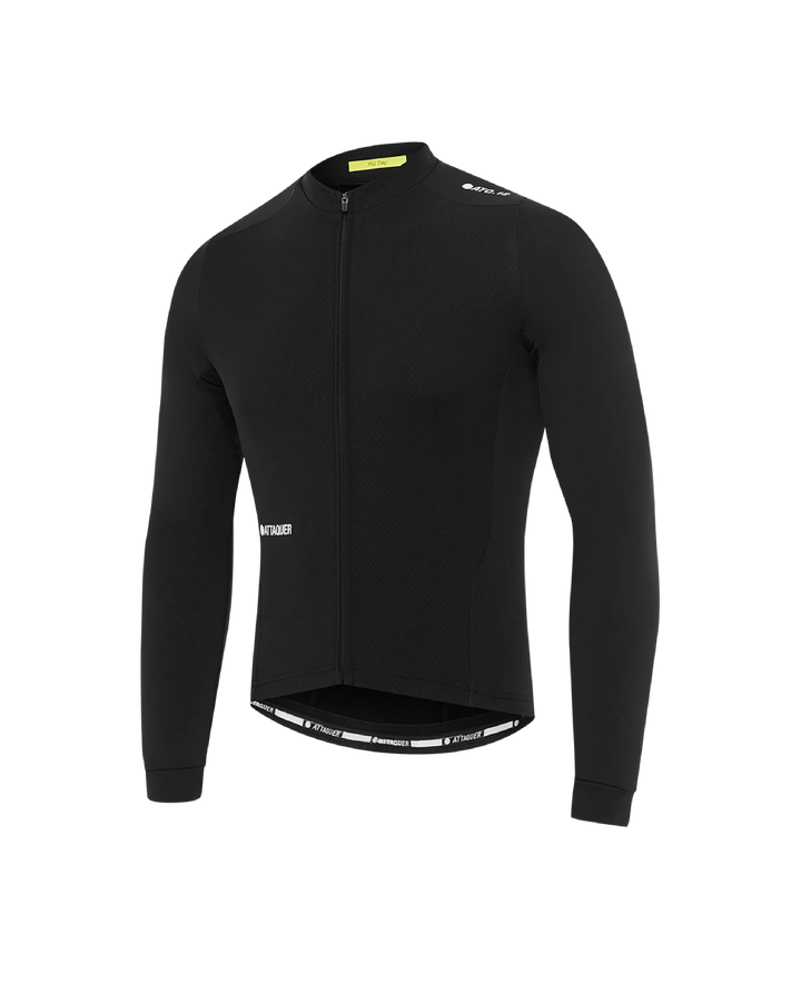 pdp-hide Attaquer Mens All Day Winter Long Sleeved Jersey Black Flat lay