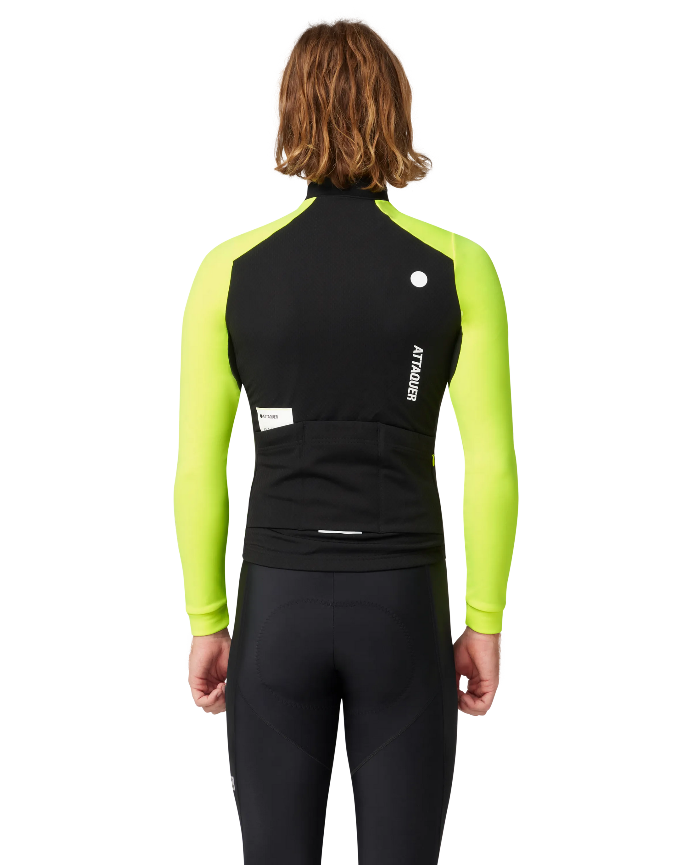 All Day Winter Long Sleeved Jersey Black/Acid Lime-Attaquer-Attaquer