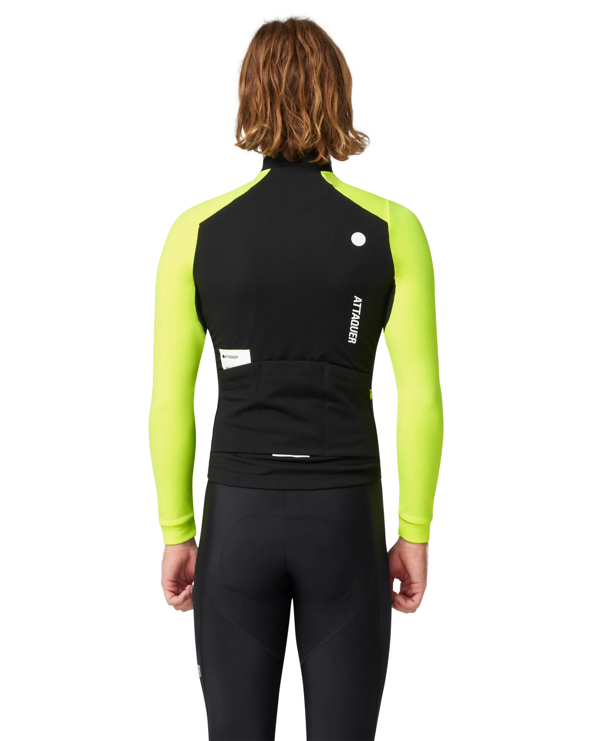 All Day Winter Long Sleeved Jersey Black/Acid Lime-Attaquer-Attaquer