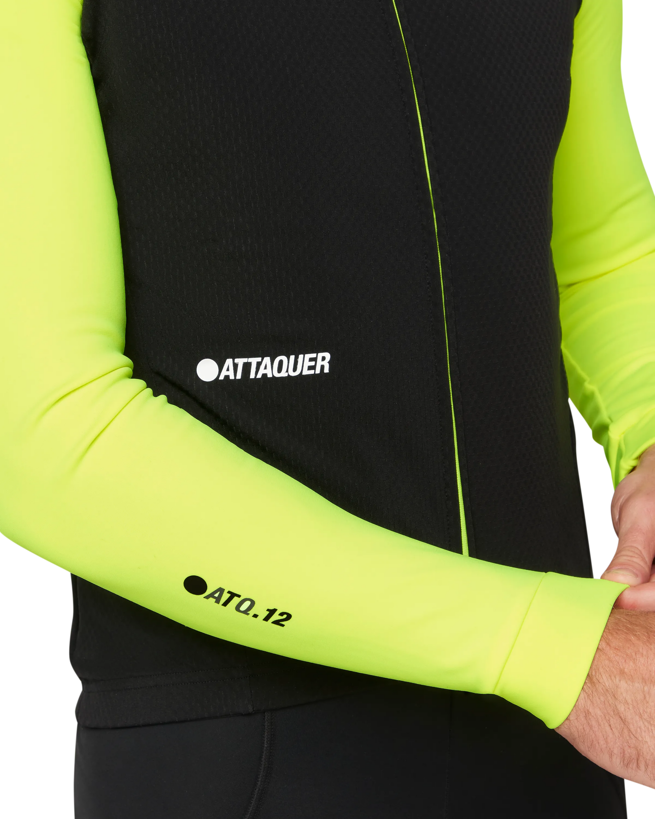 All Day Winter Long Sleeved Jersey Black/Acid Lime-Attaquer-Attaquer