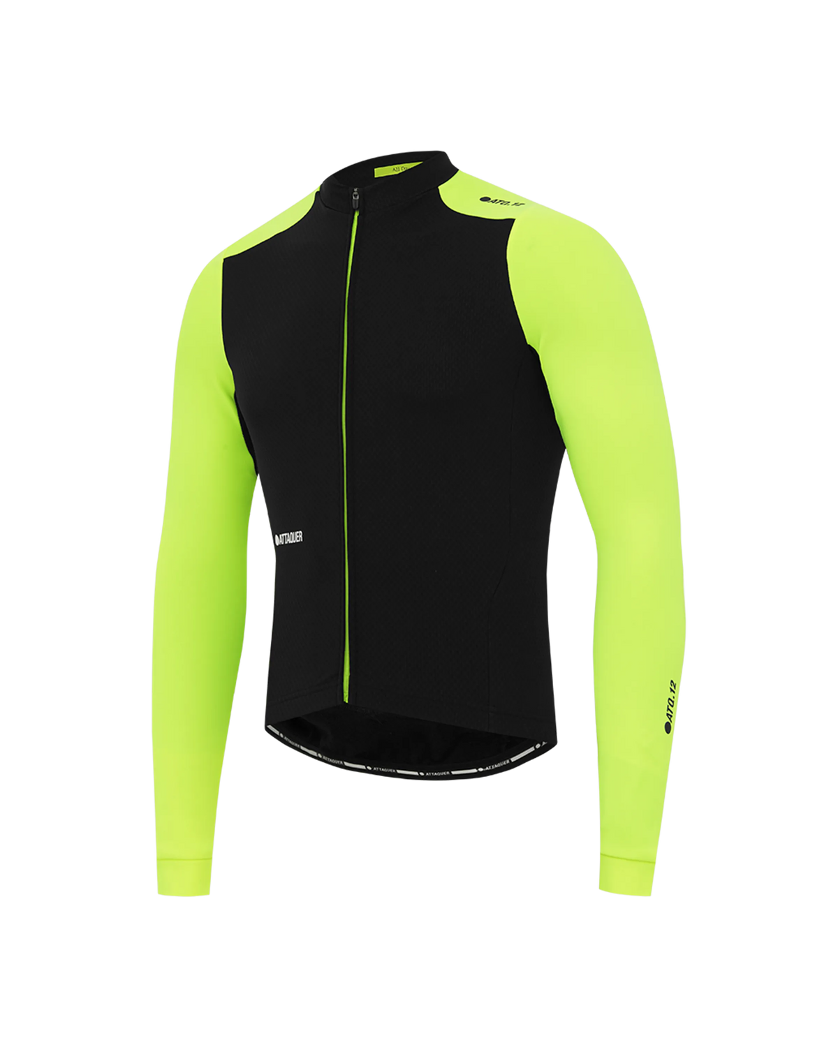 All Day Winter Long Sleeved Jersey Black/Acid Lime-Attaquer feature display pdp-hide
