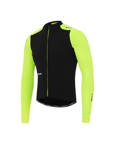 All Day Winter Long Sleeved Jersey Black/Acid Lime-Attaquer feature display pdp-hide