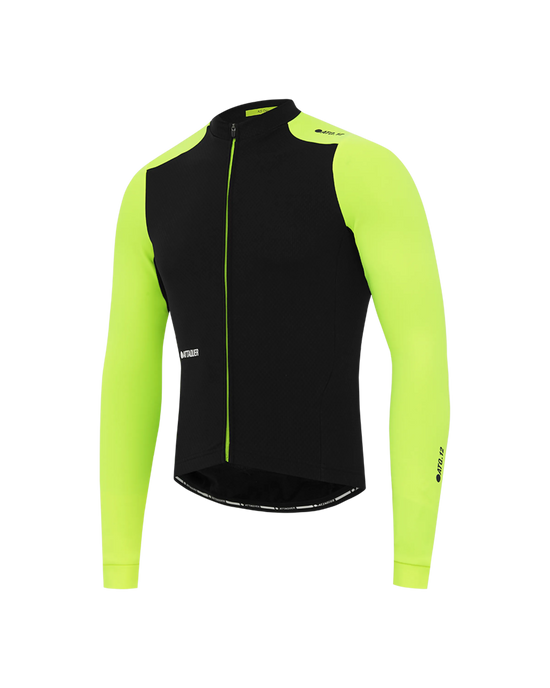 All Day Winter Long Sleeved Jersey Black/Acid Lime