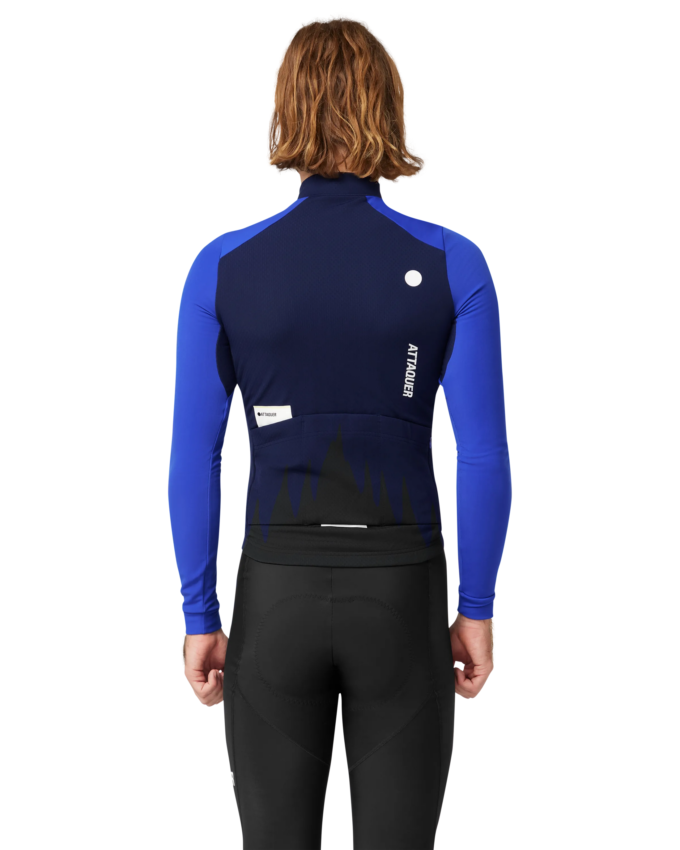 All Day Winter Long Sleeved Jersey Navy/Fluro-Attaquer-Attaquer