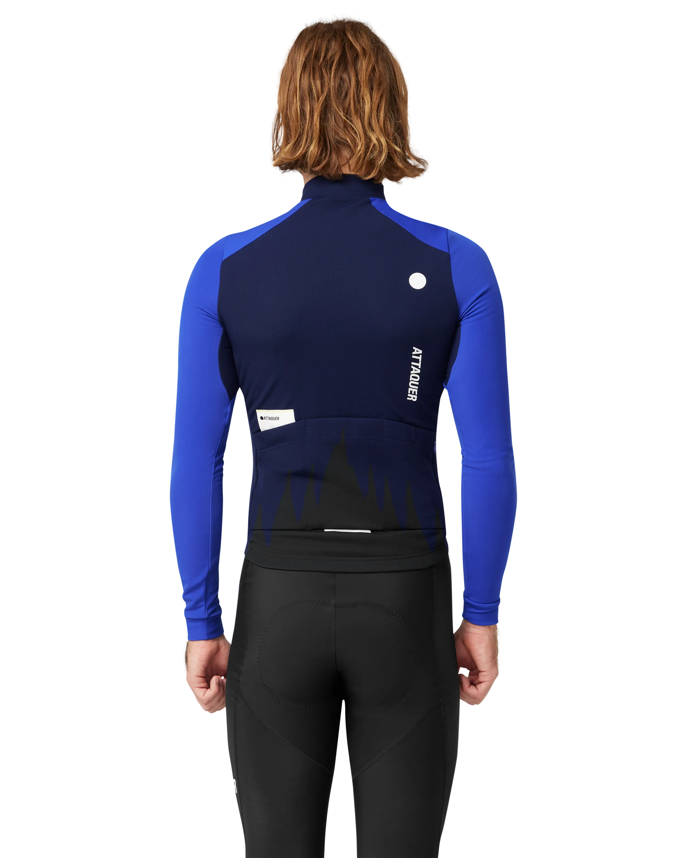 All Day Winter Long Sleeved Jersey Navy/Fluro-Attaquer Dead Stock-Attaquer