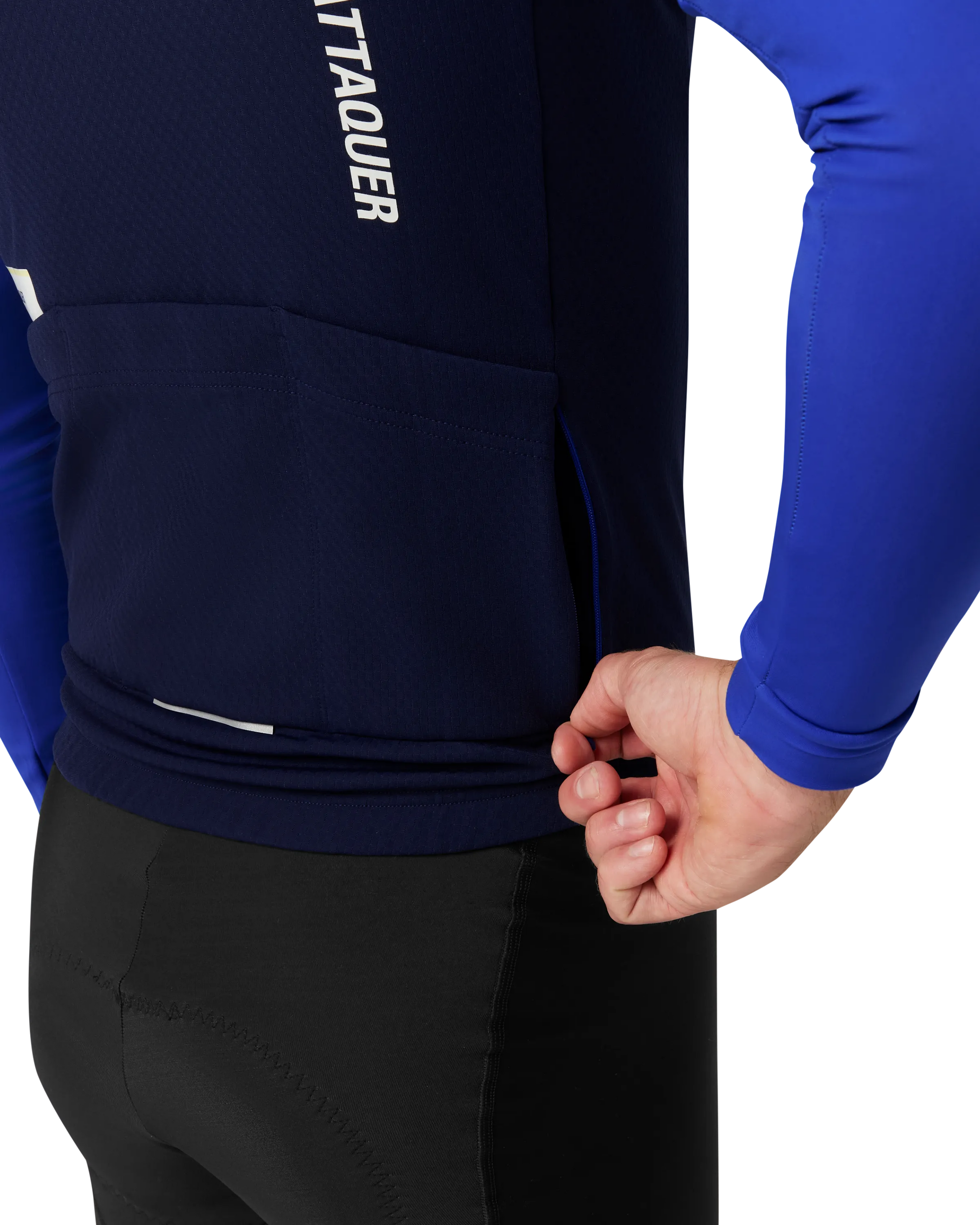All Day Winter Long Sleeved Jersey Navy/Fluro-Attaquer Dead Stock-Attaquer