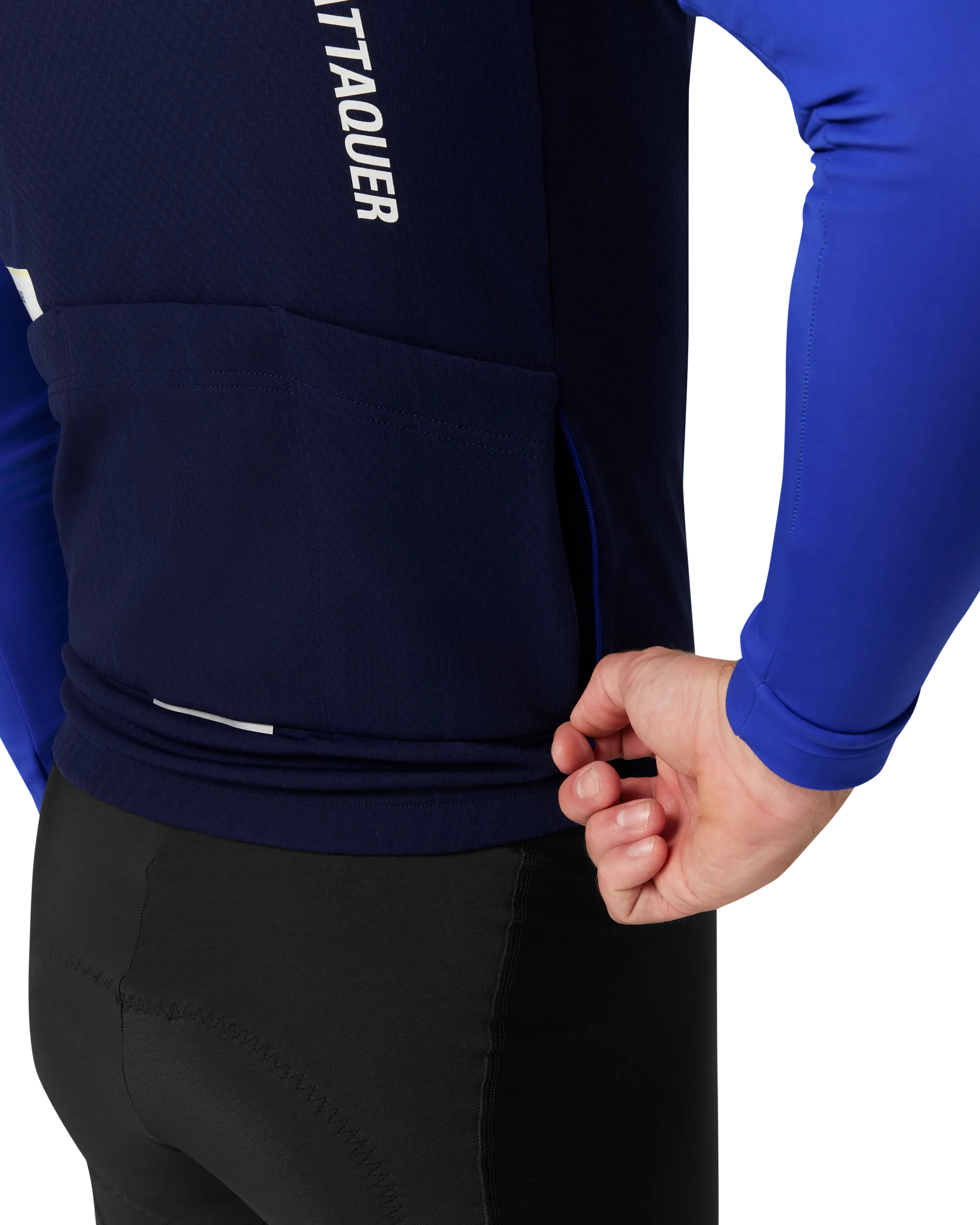 All Day Winter Long Sleeved Jersey Navy/Fluro-Attaquer Dead Stock-Attaquer