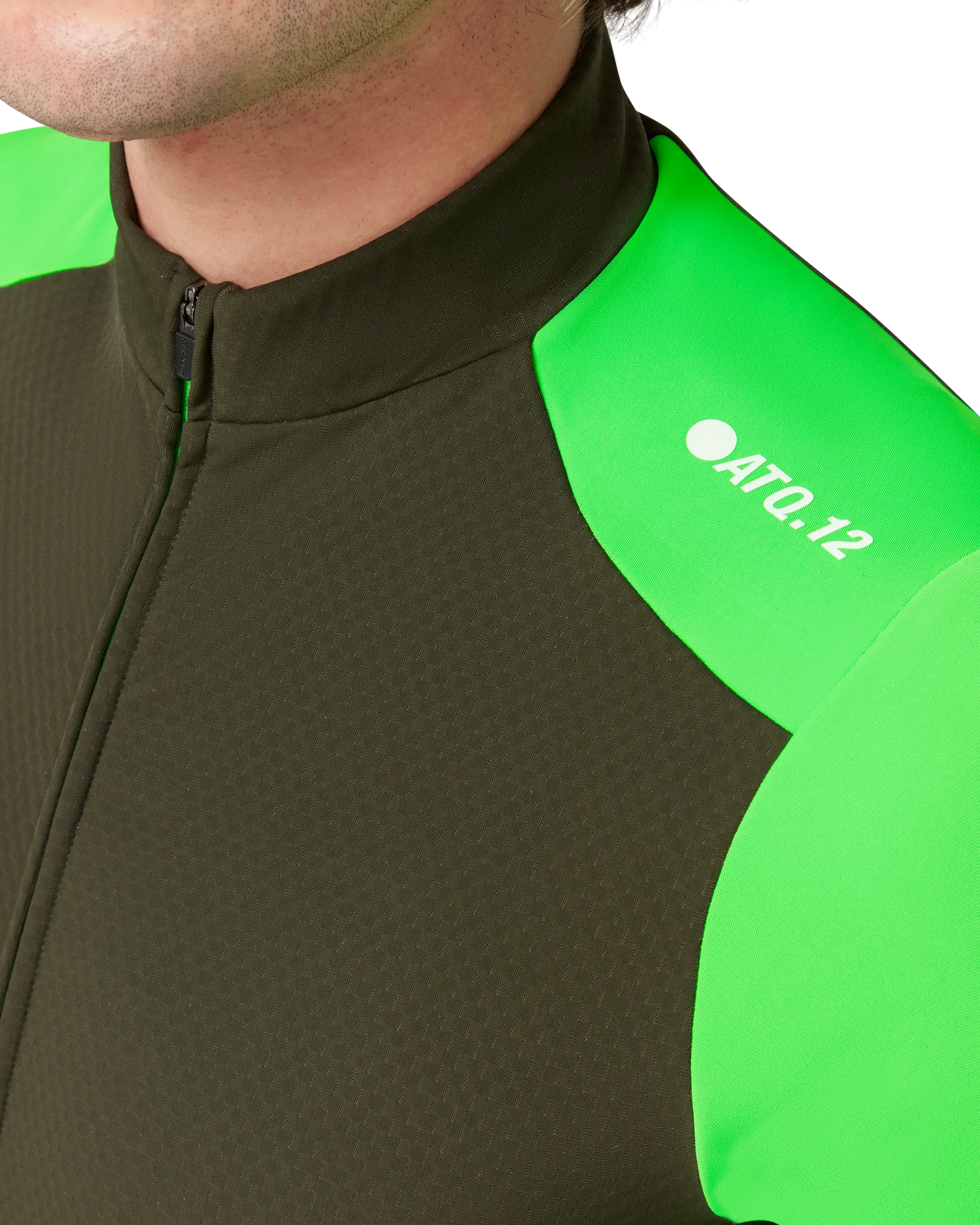 All Day Winter Long Sleeved Jersey Pine/Fluro Green-Attaquer-Attaquer