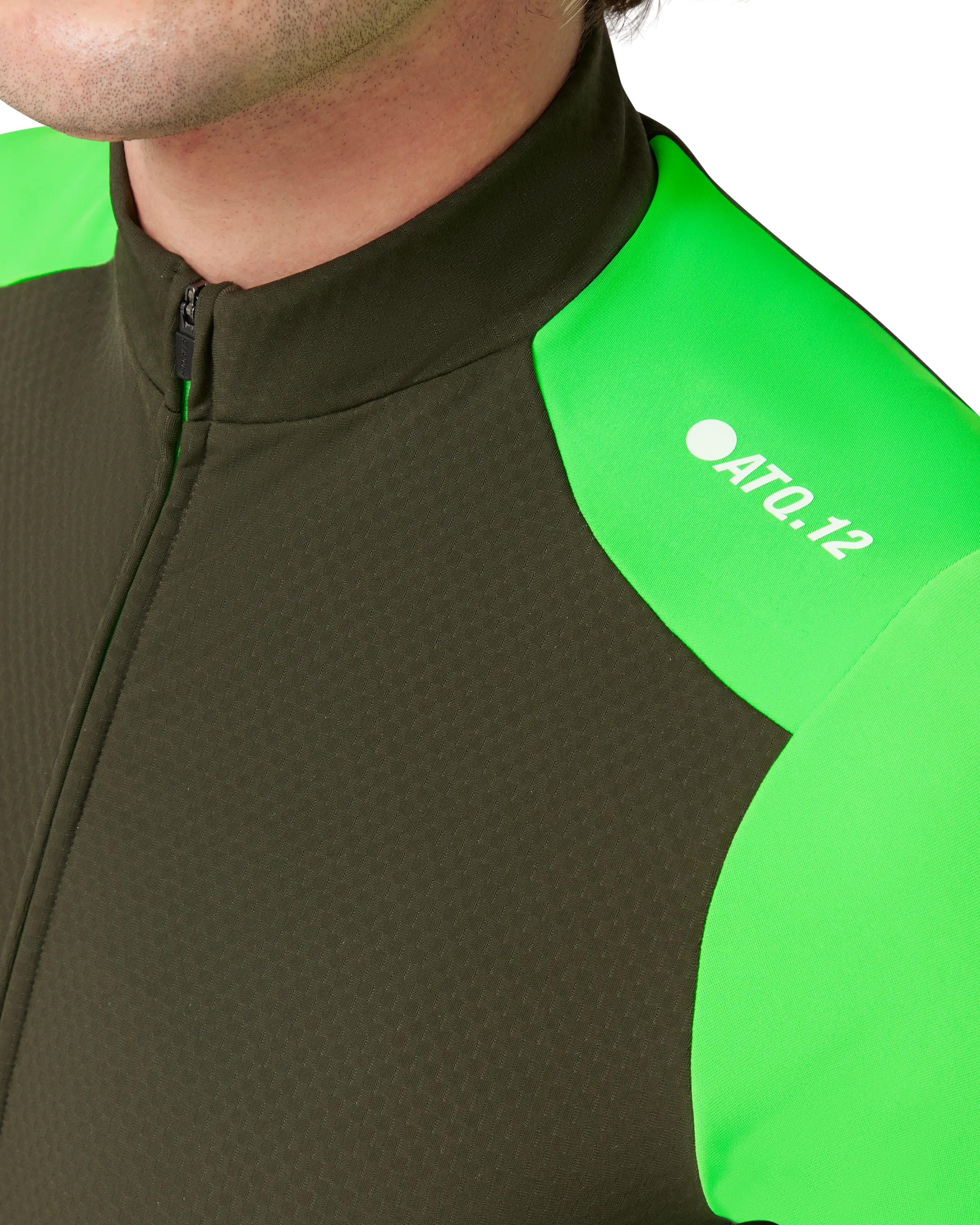 All Day Winter Long Sleeved Jersey Pine/Fluro Green-Attaquer Dead Stock-Attaquer