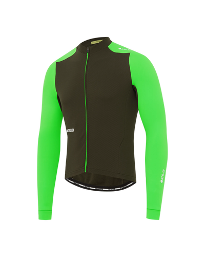 All Day Winter Long Sleeved Jersey Pine/Fluro Green-Attaquer feature display pdp-hide