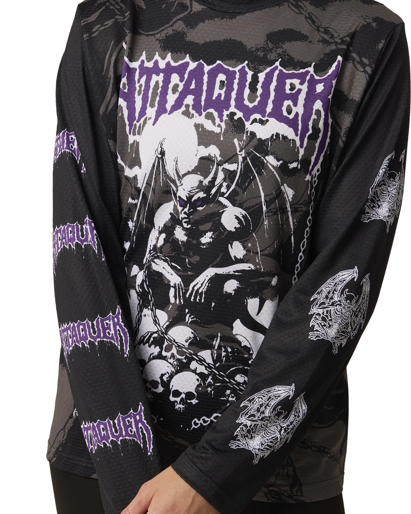 Ascensionism Gargoyle Tech Tee-Attaquer-Attaquer