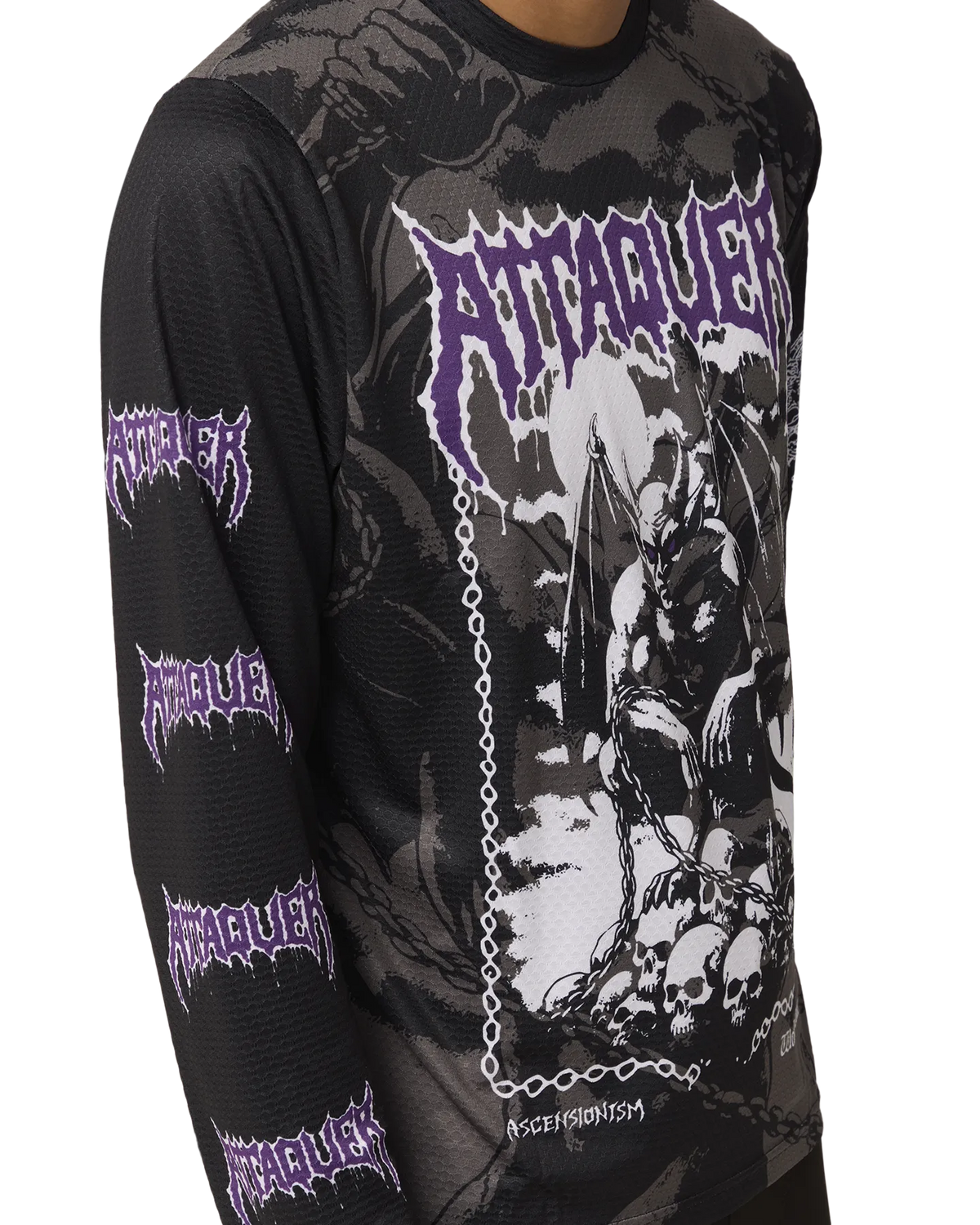 Ascensionism Gargoyle Tech Tee-Attaquer-Attaquer