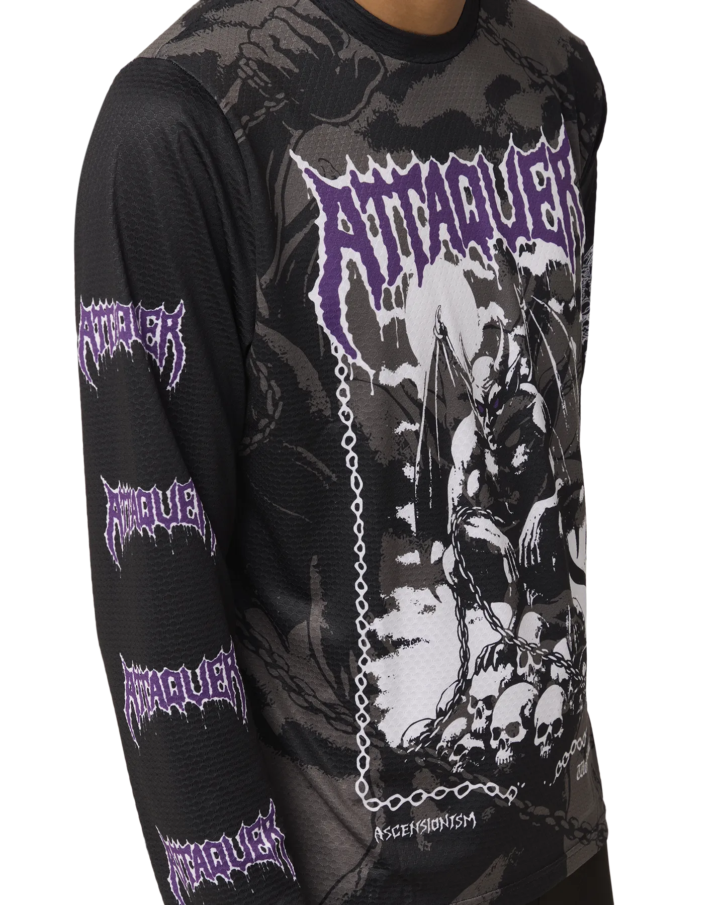 Ascensionism Gargoyle Tech Tee-Attaquer-Attaquer