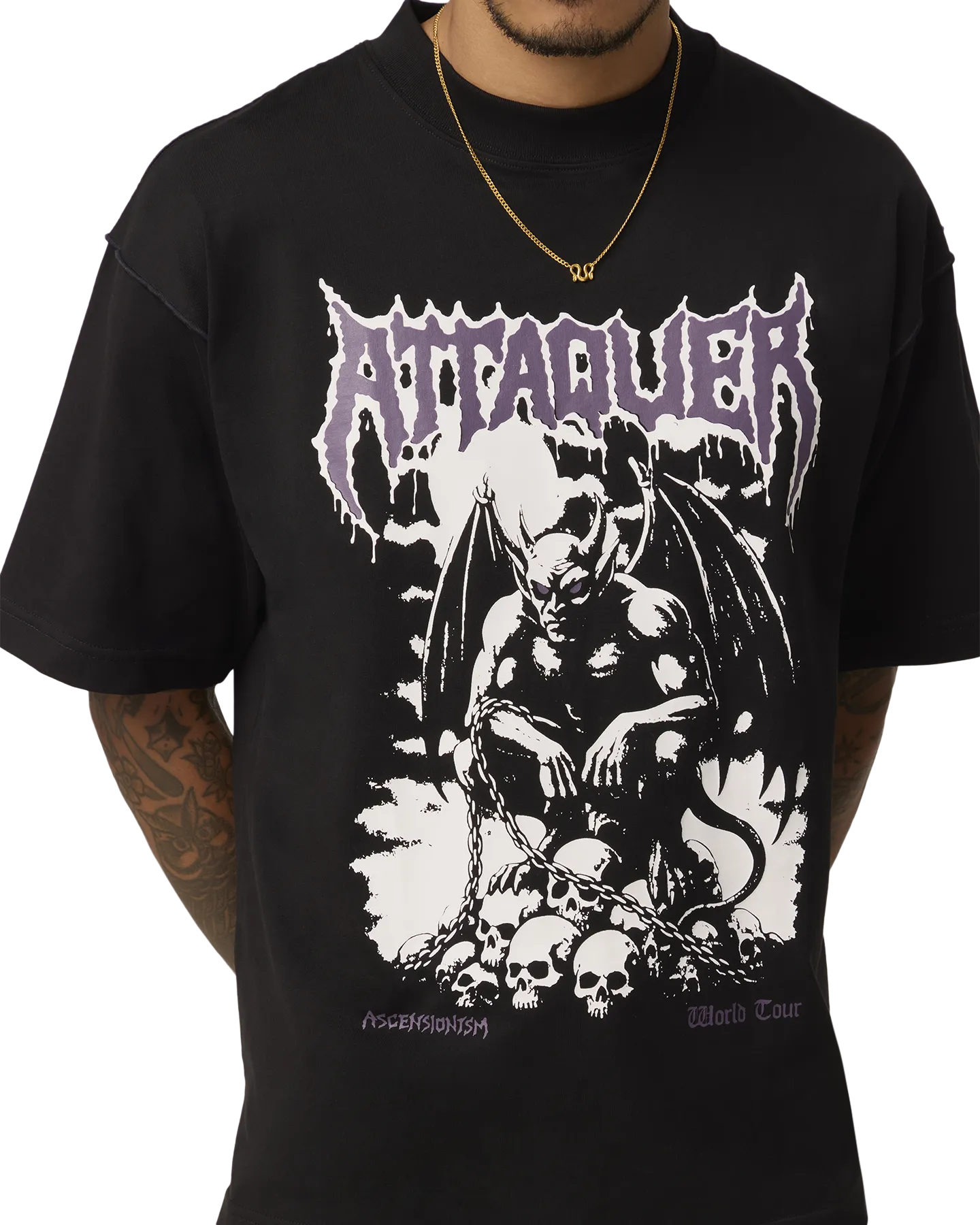 Ascensionism Gargoyle Tee-Attaquer-Attaquer