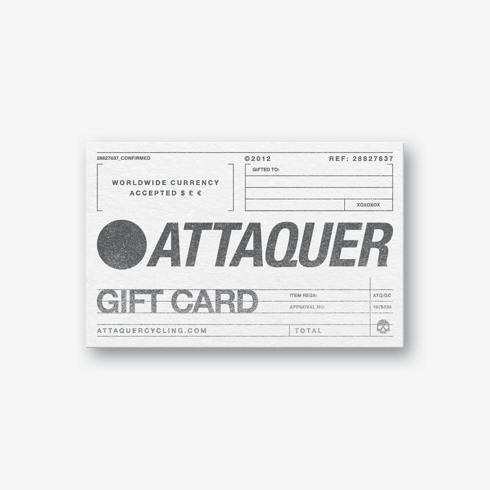 Attaquer Gift Card display feature