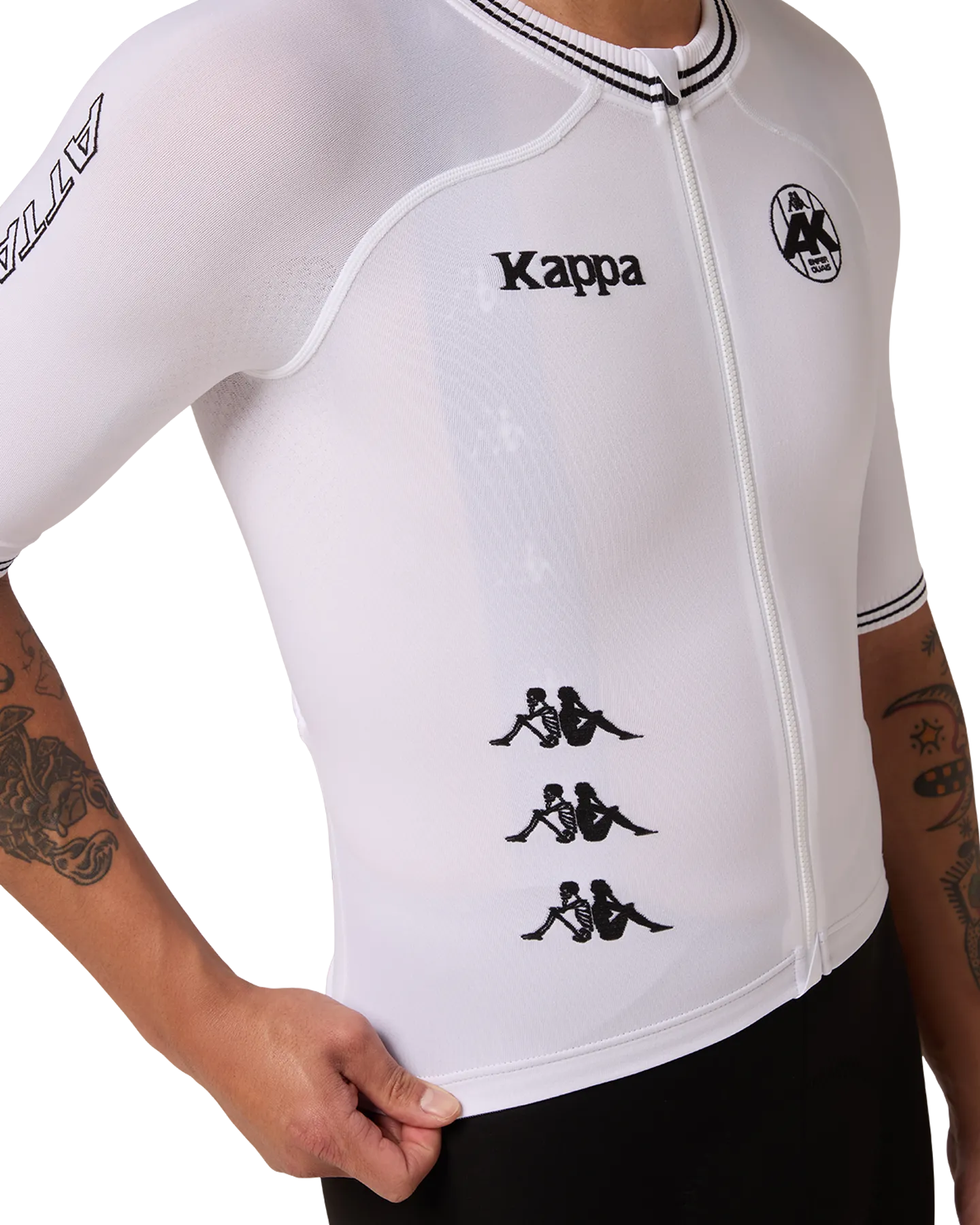 Attaquer x Kappa Orbknit™ Race Jersey White-Attaquer-Attaquer
