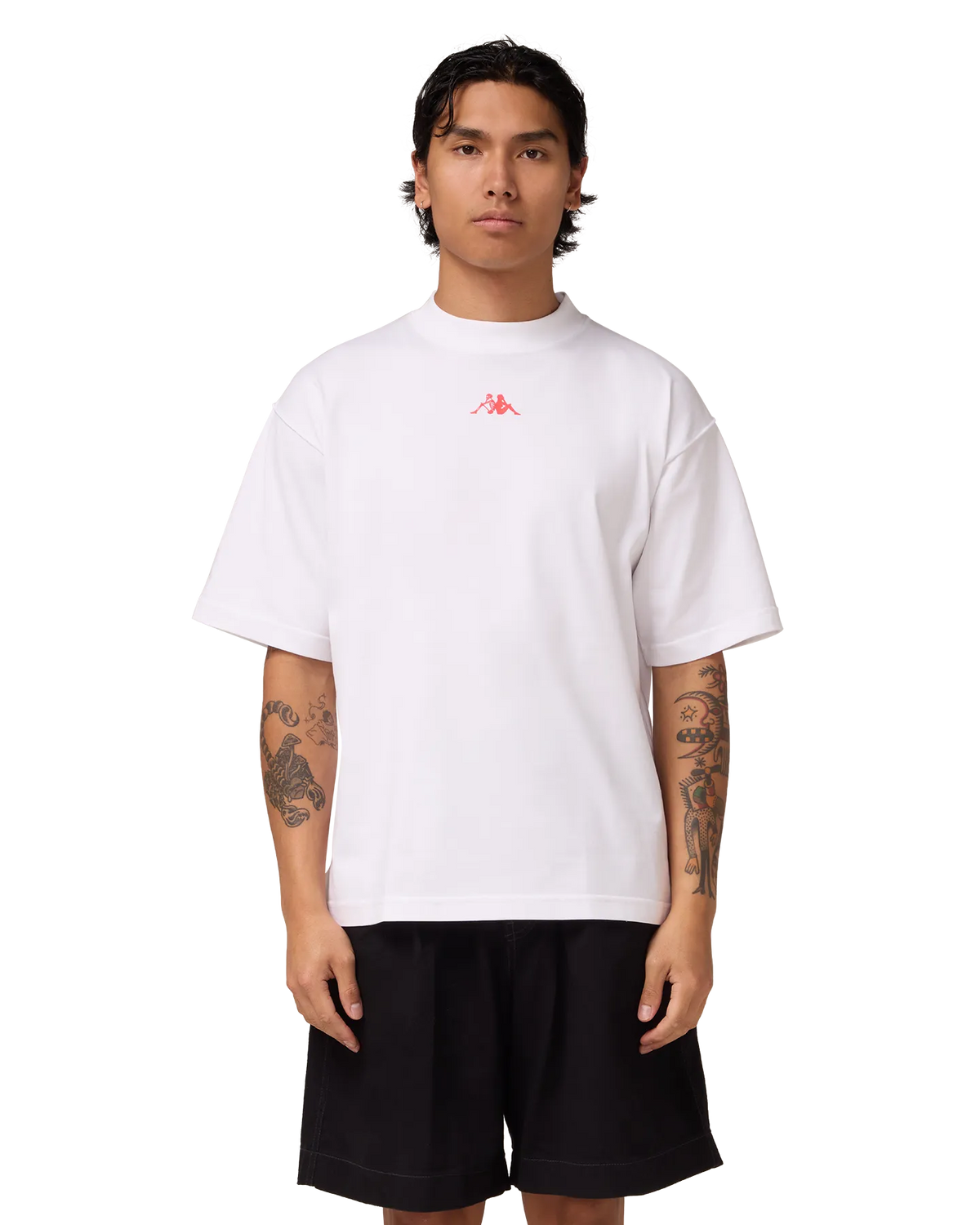 Attaquer x Kappa SS Spider White Tee-Attaquer-Attaquer