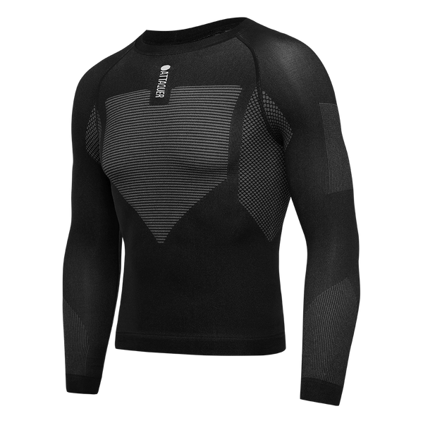Attaquer Winter Long Sleeved Base Layer Black main feature display