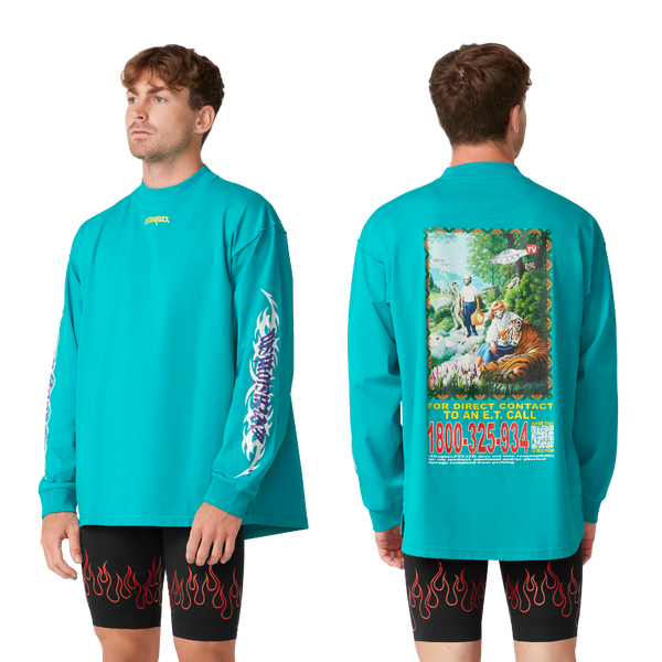 Promised Land LS T-Shirt Teal main