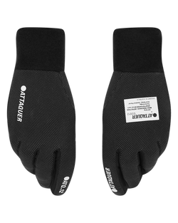 Light Winter Logo Cycling Gloves Black main feature display