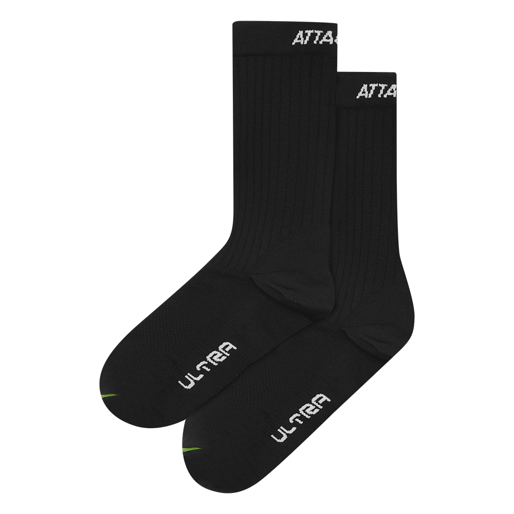 ULTRA: High Crew Socks Black