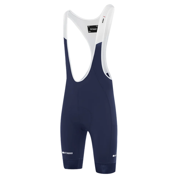 A-Line Bib Shorts Navy - Attaquer Cycling Bib Shorts feature display